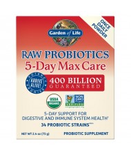 Raw Organic Probiotics 5-Day Max Care - 5 denní péče